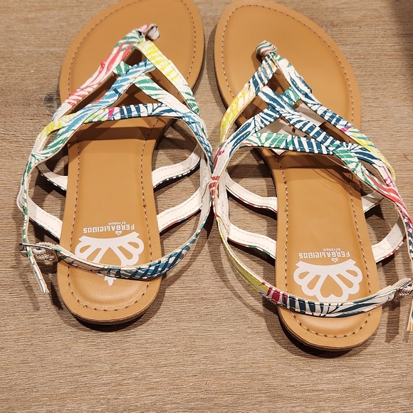 Fergalicious Tropical Sandals. - Picture 2 of 7